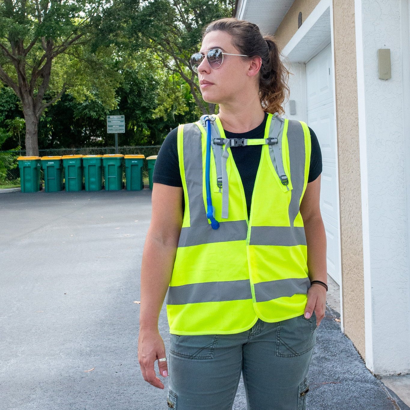 Safety Vest with  Hydra Paq